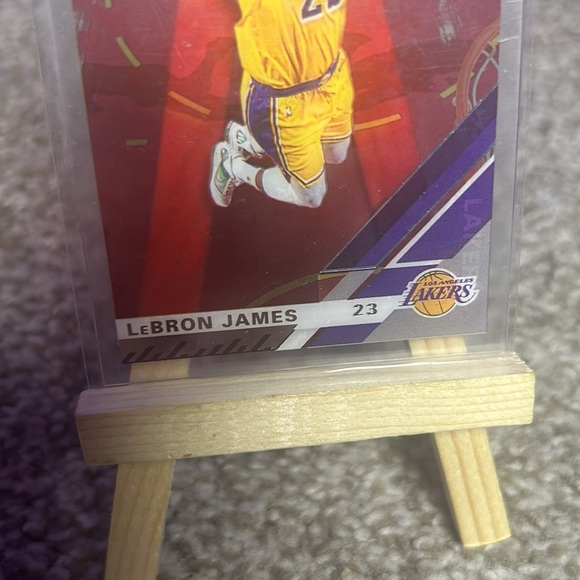 Lebron James Panini Donruss Clearly NBA Basketball Card #20 Los Angels Lakers - Picture 2 of 4